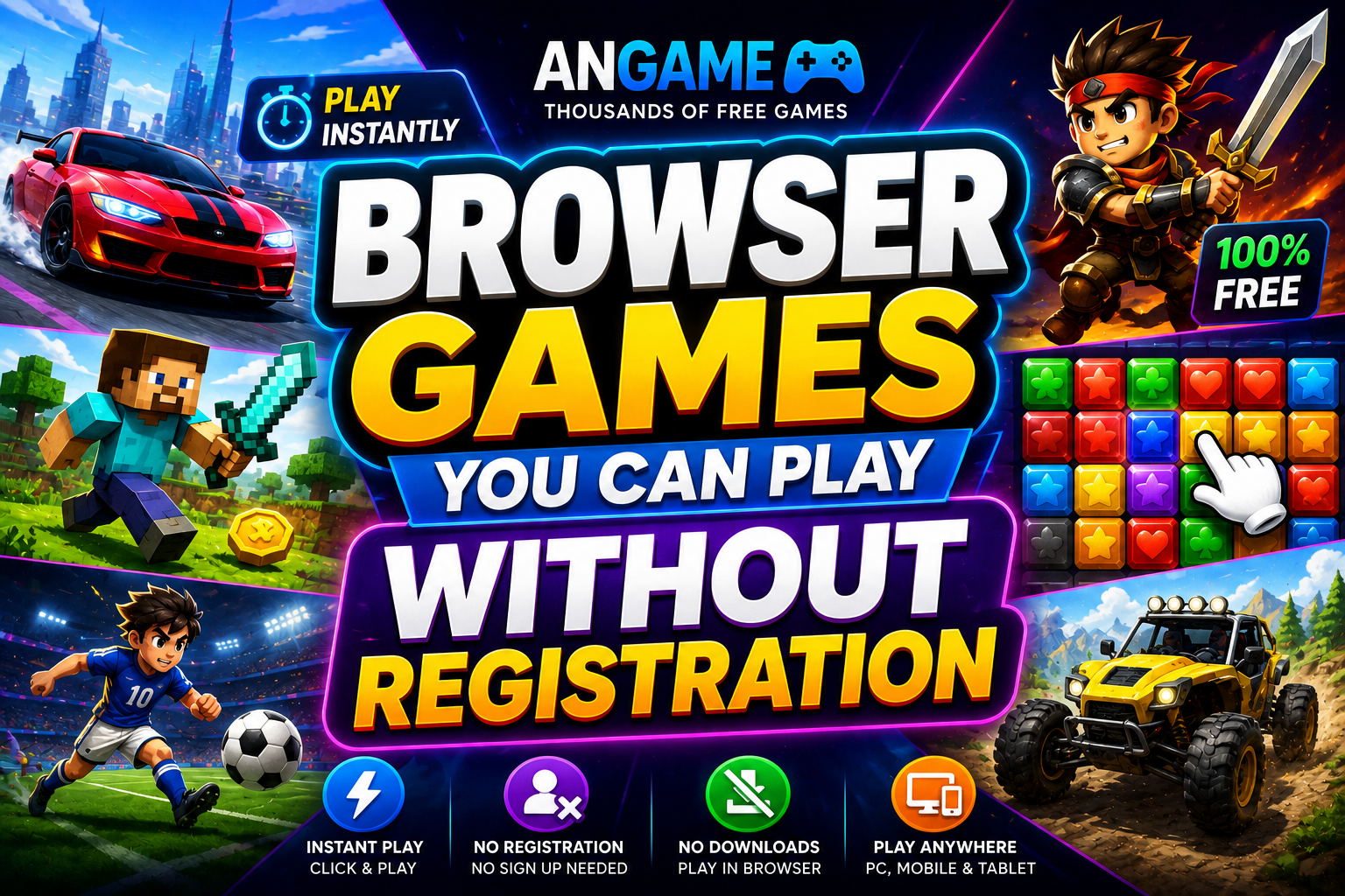 Browser Games You Can Play Without Registration 🚀